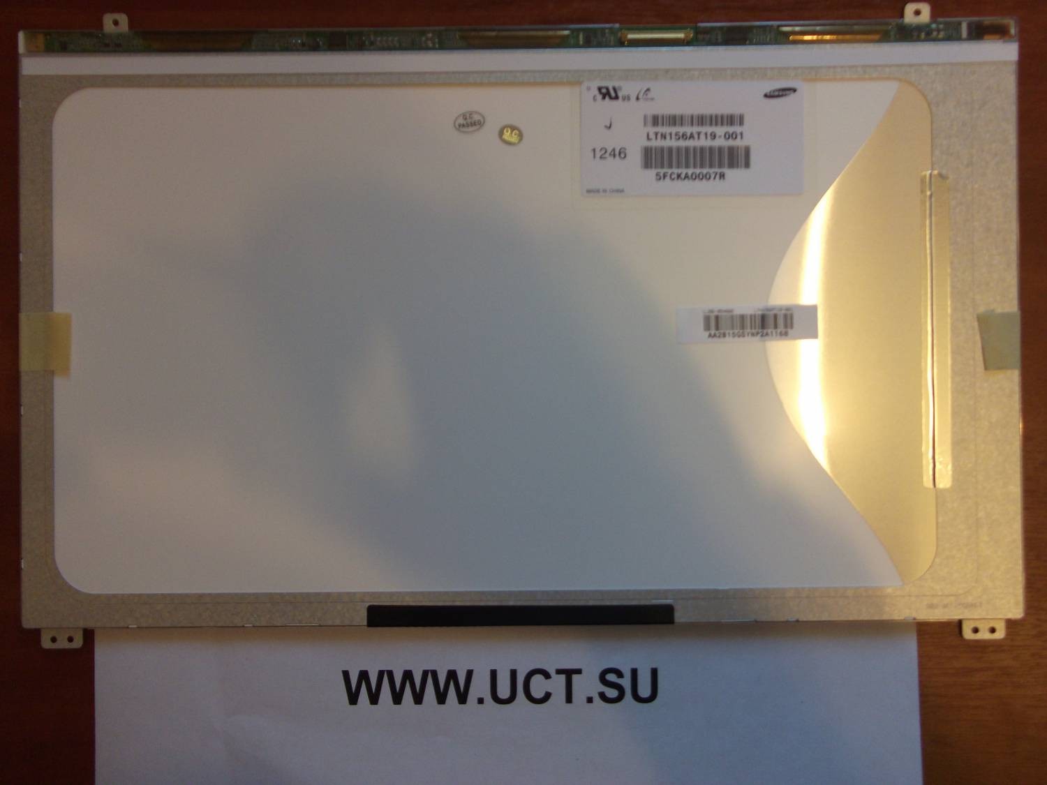 Матрица для ноутбука 15,6" LCD LED ULTRA SLIM Samsung LTN156AT19 матовая, разъем 40 pin аналог N156BGE-L62  N156BGE-L52 LTN156AT18