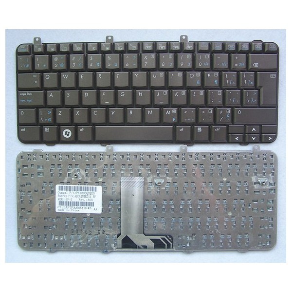 Клавиатура для ноутбука HP Pavilion DV3-1000, CQ35-100, CQ35-200 AECA1STU011 CA1 PK1305Q0200 AECA1STU011 V106202A1 Бронза ENG АНГЛИЙСКАЯ