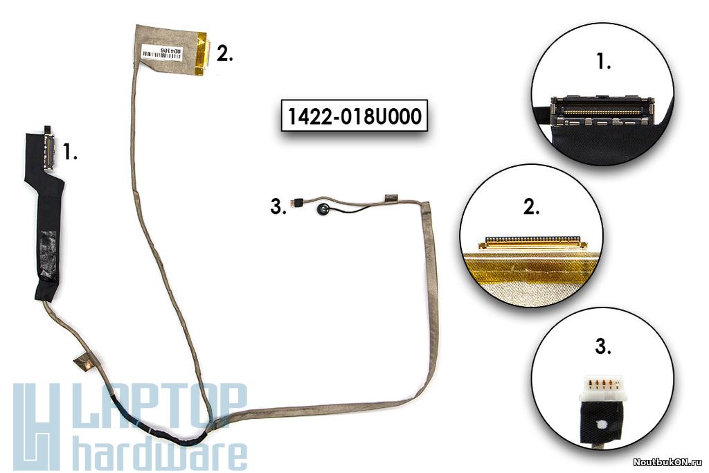 Шлейф для ноутбука Acer Aspire E1-772G Packard Bell Eg70 E1-731 V3-772 Gateway Ne722 1422-0018U000 50.RYNN5.005 Travelmate P273-M Packard Bell EasyNote LE69KB, ENLE69KB, EA70, EG70, VA73