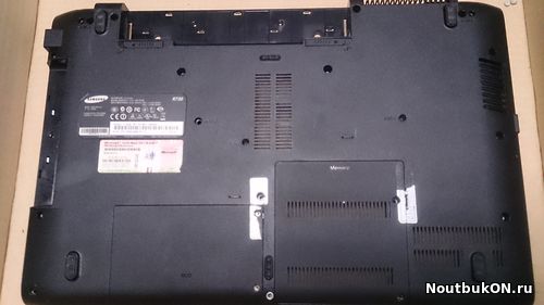 ТОЛЬКО ПОДДОН с крышками отсеков hdd ram С ТОП-КЕЙСОМ для ноутбука Samsung R730 BA75-02387a BA81-08559a NP-R730 BA75-02385A, BA81-08564A