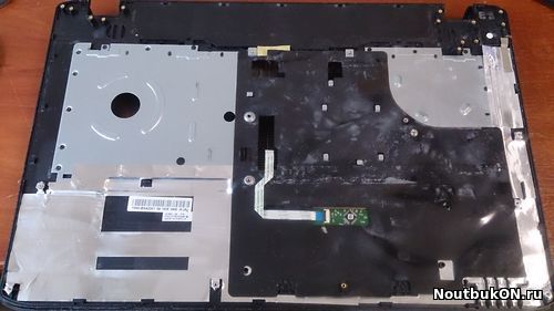 Часть корпуса Топ-кейс palmrest памрест для ноутбука DNS C17A 0801484 13N0-BNA0R
