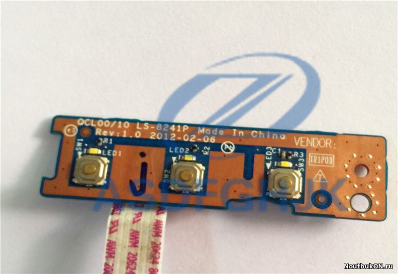 Плата управления медиа для Dell Inspiron 15R 5520 5525 ls-8241p
