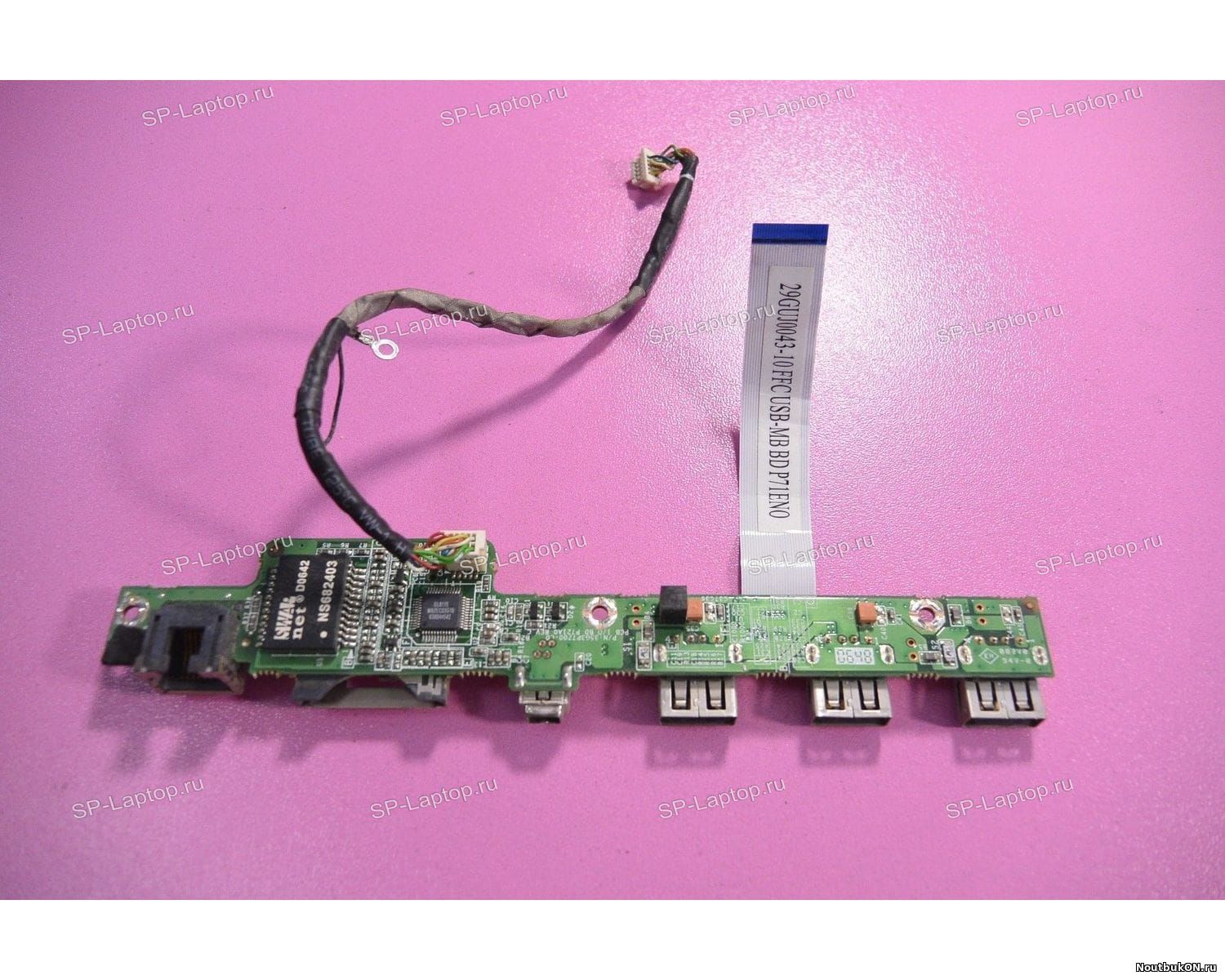 Плата разъемов USB и CARD READER для FUJITSU SIEMENS AMILO Xi1554 80G3P7200
