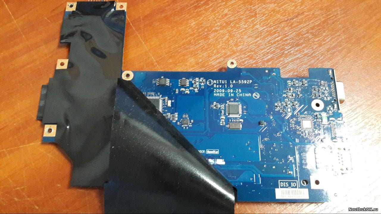 Материнская плата для ноутбука Lenovo U450P NITU1 LA-5592P скорей всего не рабочая