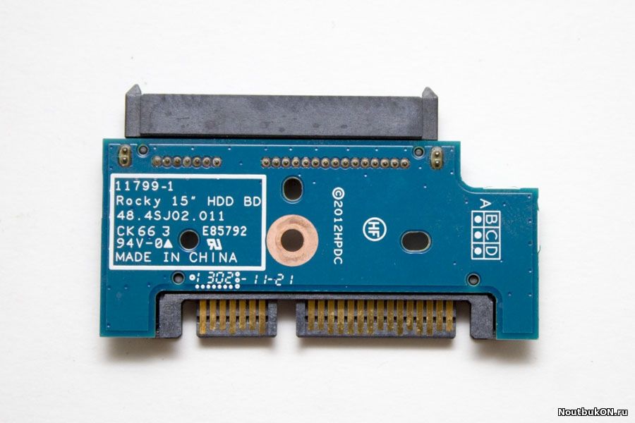 Плата-переходник SATA HDD для HP ProBook 4540s 4545S 11799-1 48.4SJ02.011 Rocky 15 HDD BD