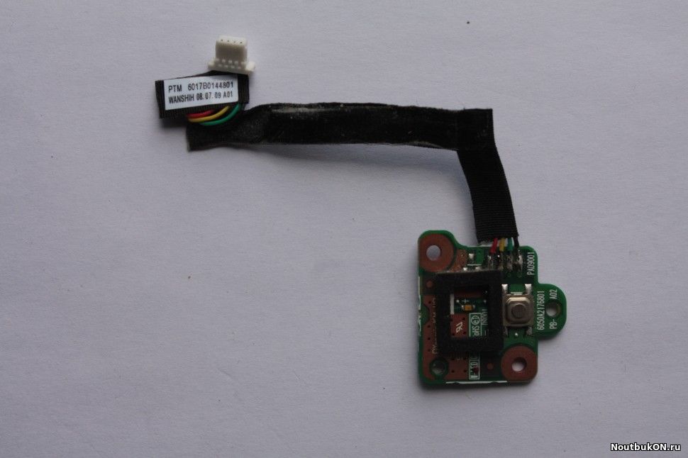 Плата кнопка включения для ноутбука Toshiba Satellite A300 A305 6017B0144801 intel