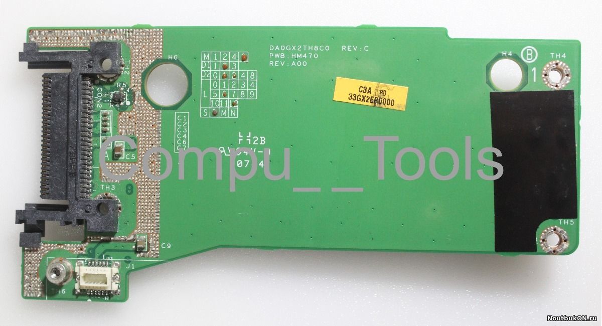 Плата Card Reader для ноутбука Dell 1720 PP22X DA0GX2TH8C0