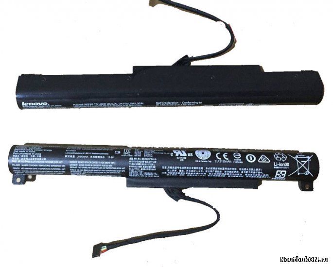 Аккумулятор для ноутбука Lenovo ideapad 100-15, 100-15IBY b50-10 (L14S3A01, 3INR19/65) 10.8V, 2200mAh 24Wh СТЕПЕНЬ ИЗНОШЕННОСТИ 8%, 9%, 11%, и 13%