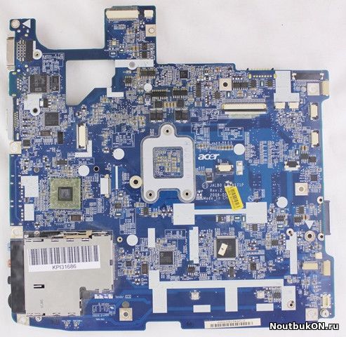 Материнская плата для ноутбука Acer Aspire 5530g JALB0 LA-4171P НЕРАБОЧАЯ БЕЗ USB