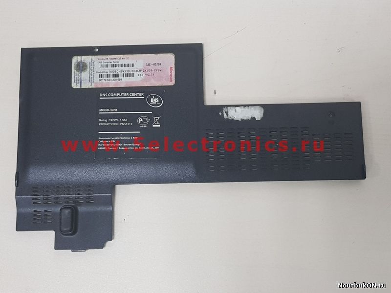 Корпус для ноутбука только крышка отсека hdd ram для ноутбука DNS PNS1010 0129908