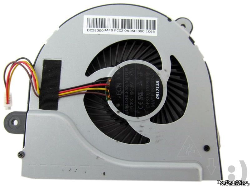 Вентилятор (кулер) для ноутбука Lenovo G500S G505S G400S G405S DFS501105PROT DC28000DAF0