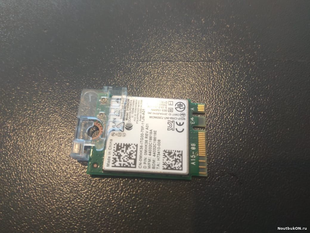 Модуль wi-fi Dell Vostro 15 5000 5568 V5568 Lenovo 310-15 intel Dual Band 3165ngw Intel 3165NGW