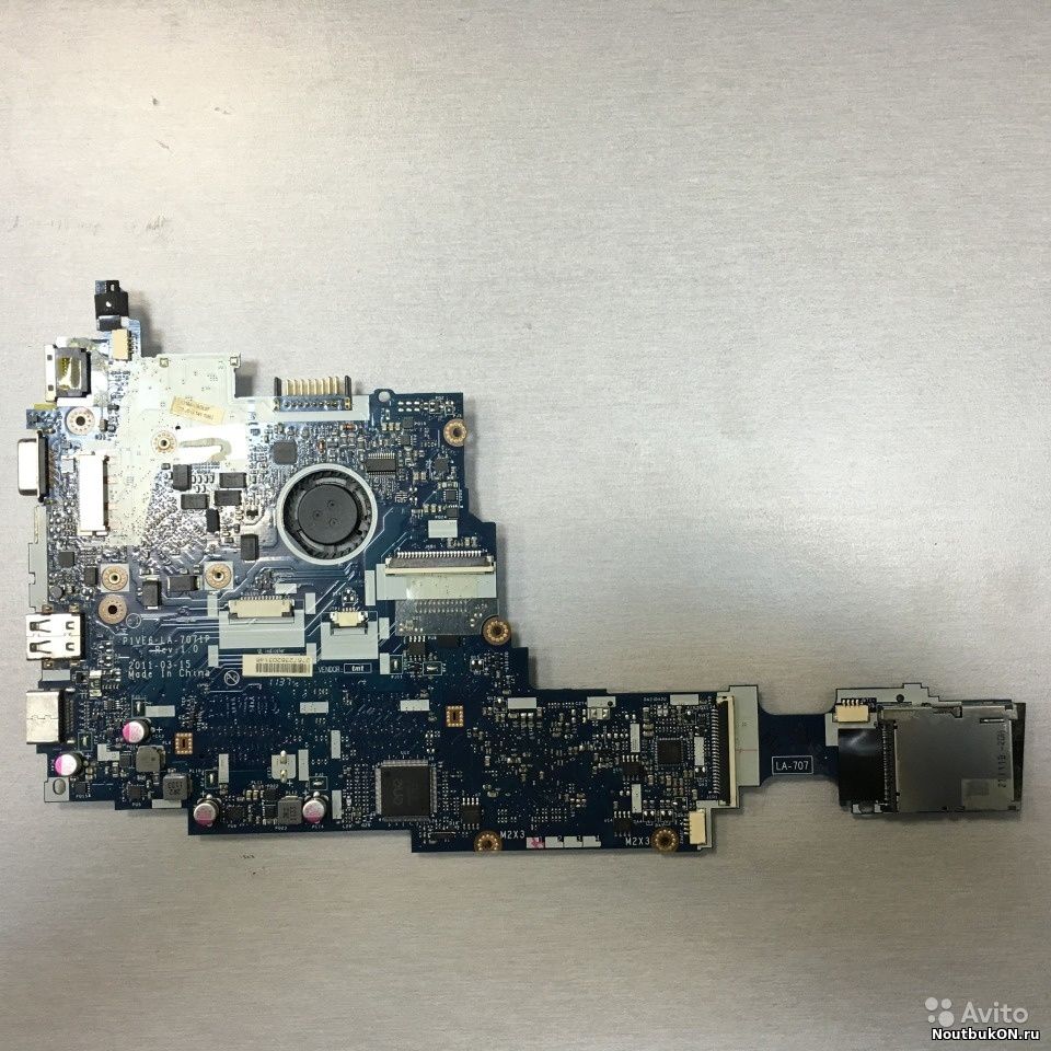 Материнская плата Acer Aspire One 722 p1ve6 la-7071p REV 1.0