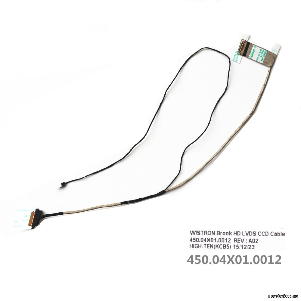 Шлейф матрицы для ноутбука Acer Aspire E5-722, E5-722G, E5-772, E5-772G, E5-773, E5-773G 450.04X01.0012 (30 pin) 17.3"