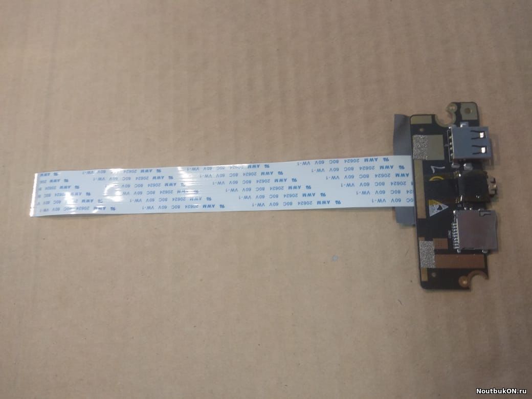 Плата USB audio cardreader разъемы для ноутбука Prestigio SMARTBOOK 116A03 4Good Light AM500 5V 2.5A с шлейфом