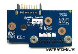 Плата ПОДКЛЮЧЕНИЯ АККУМУЛЯТОРА для ноутбука KAWF0 ls-4853p Acer Aspire 7315 7715Z eMachines G525 G625 G627 G630G G725