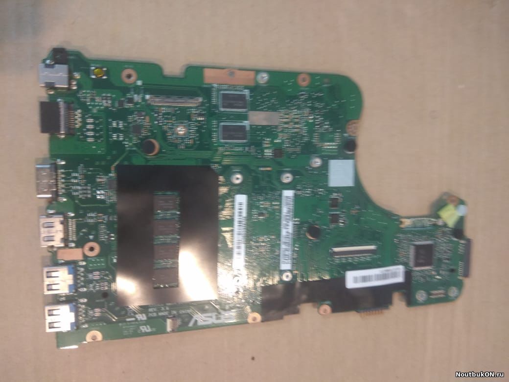Материнская плата для ноутбука Asus X554L X555LD REV. 3.6 60NB08I0-MB1U01 60NB0810-MB1U01 НЕ РАБОЧАЯ НЕ ВКЛЮЧАЕТСЯ при подключении питания сильно греется ПРОЦЕССОР Intel Core i5-5200U