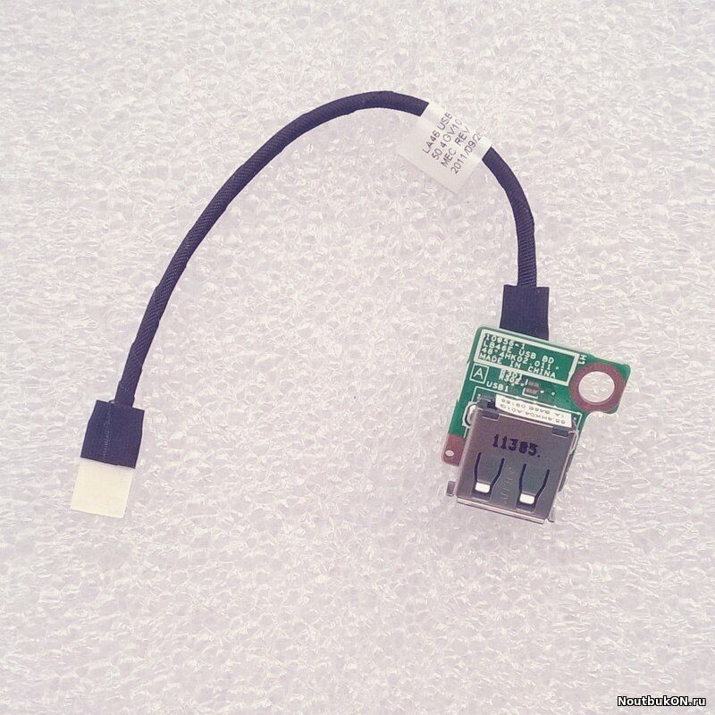 Плата USB разъем для ноутбука Lenovo B460 B460E V460 LB46E FRU 31049611 50.4GV10.011 55.4HK04.A01G 48.4HK02.011 без кабеля