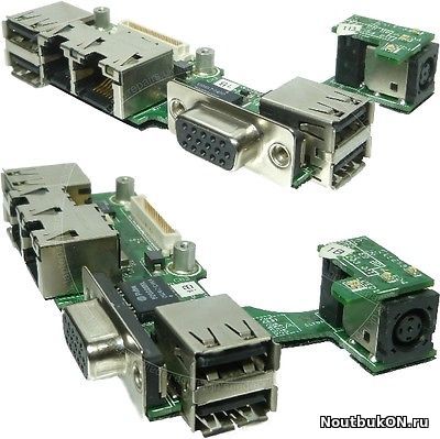 Плата разъемов питания usb разъемов LAN vga для ноутбука Dell Inspiron 630m 640m XPS M140 M 140 DC48.4C403.011