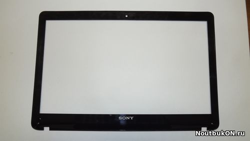 Часть корпуса рамка матрицы для ноутбука Sony SVF152 SVF153 черная 4HHK9BHN000 bezel с трещиной