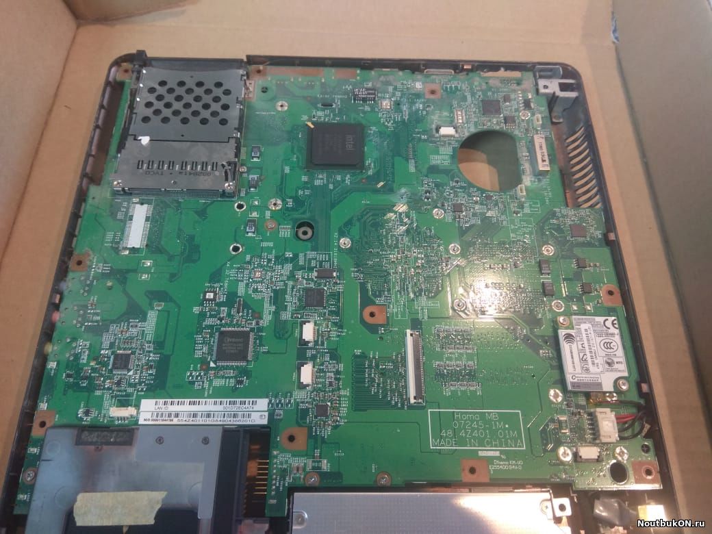 Материнская плата для ноутбука Acer Extansa 5630 HOMA MB 48.4Z401.01M 5630 5430 07245-1M INTEL ВИДЕО ИНТЕГРИРОВАННОЕ 5230