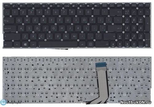 Клавиатура для ноутбука  ASUS X756, P756, A556, K556, F556, R558, FL5900U, X556, OKNBO-6122US0Q, AEXJB00110, 9Z.N8SSQ 00R
