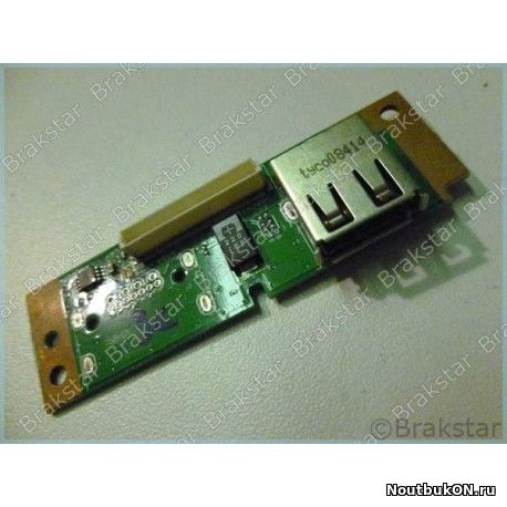 Плата USB разъемов для ноутбука Acer Extensa 5630 5430 5230 48.4Z404.011 HOMA USB BOARD 07638-1 С ШЛЕЙФОМ