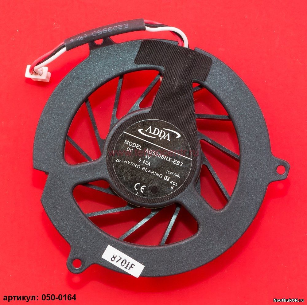 Вентилятор (кулер) для ноутбука	Acer	Aspire 5920G 5920 4920 4920G ART3LZD1TATN20070626 ART3LZD1Tat FOX3LZD1TATN AD5205HX-HB3 GC055515VH-A AVC3LZD1TATN