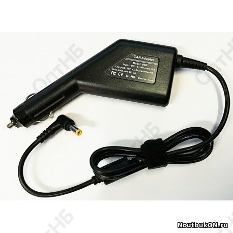 Автомобильное зарядное устройство Toshiba/ Asus /Lenovo 19V 3,42-4,74A разъем 5.5*2.5 mm