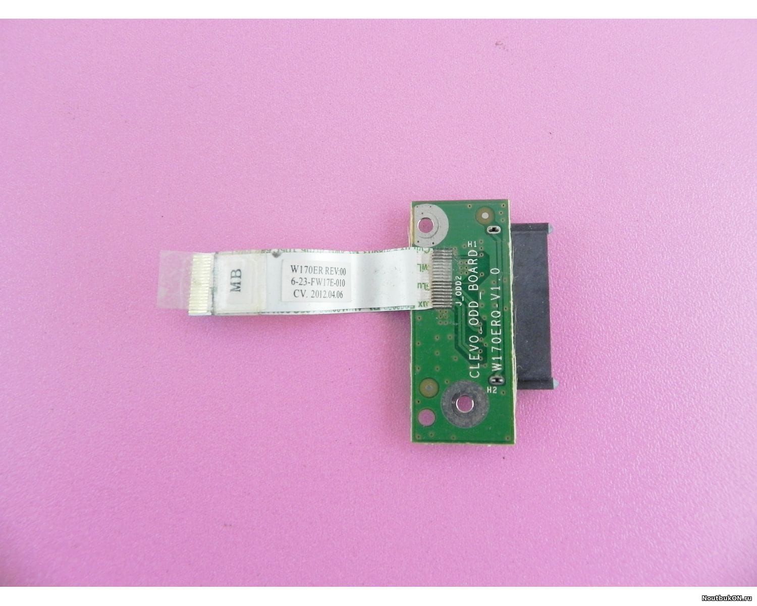 Плата подключения приовда для ноутбука DNS W170 Clevo XMG W170ER clevo_odd_board w170erq-v1.0 6-23-fw17e-010