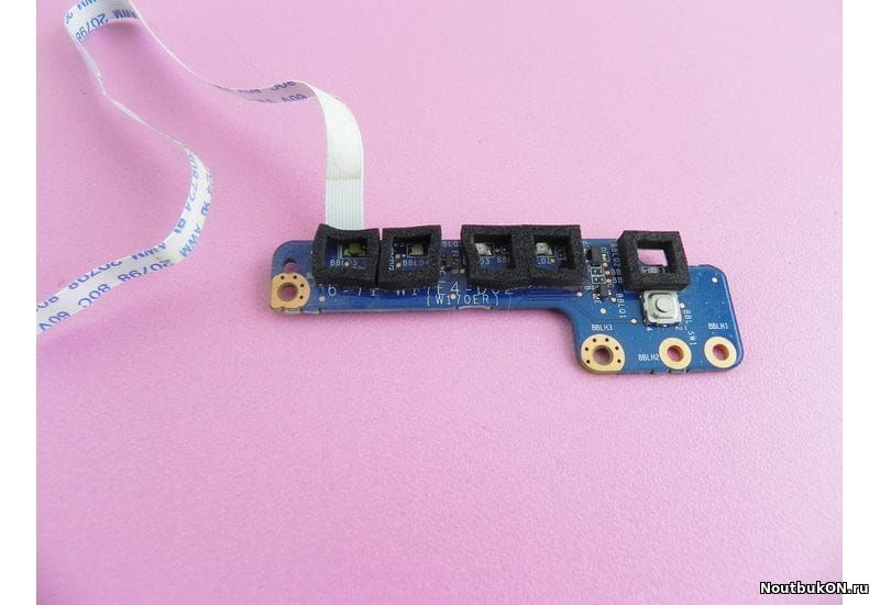 Плата кнопка включения для ноутбука DNS W170 Clevo XMG W170ER clevo_odd_board w170eR 6-71-w17e4-D02 С ШЛЕЙФОМ