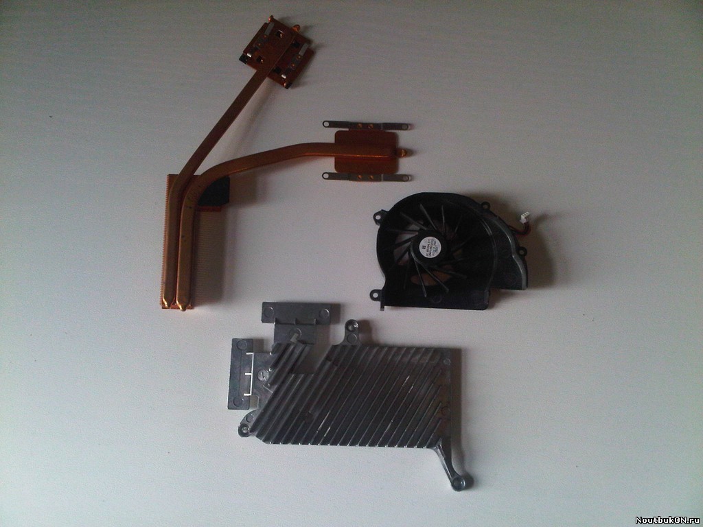 Радиатор (термотрубка) для ноутбука Sony VGN-FZ31SR vpcg-3a4p UDQFRPR62CF0 VGN-FZ31mR pcg-3a5p