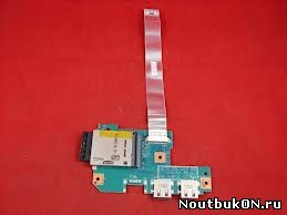 Плата USB разъемов с картридером для ноутбука	Sony Vaio 	ge70-dn 48.4HP02.01 VGN-FZ31SR pcg-3a4p ACER 7551 7741 7741G 48.4HP02.011 EMACHINES G730 С ШЛЕЙФОМ