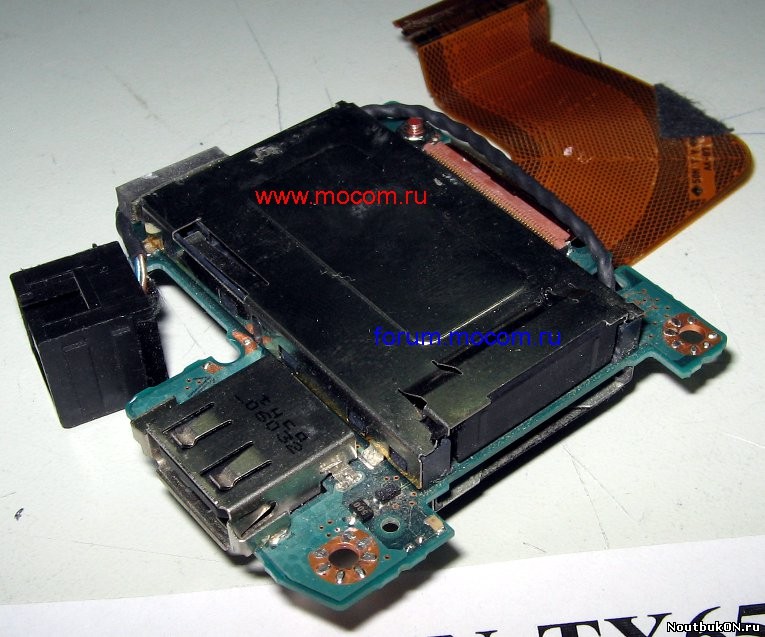 Плата USB разъемов с картридером для ноутбука	Sony Vaio VGN-TX650P Card Reader Board 1-867-855-11