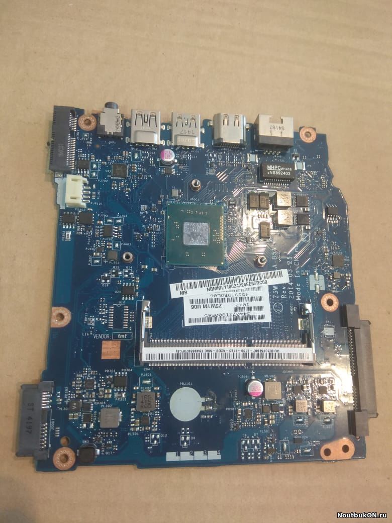 Материнская плата для ноутбука Acer ES1-511 la-b511p нерабочая дохлый проц