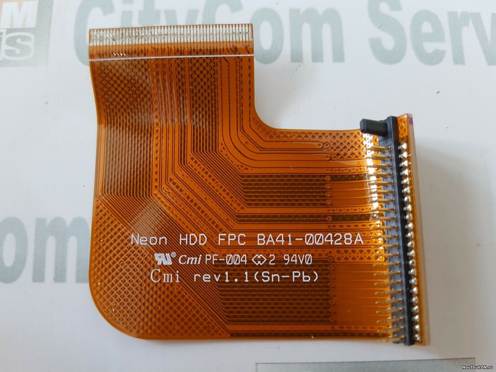Шлейф переходник покдючения hdd КАБЕЛЬ С РАЗЪЕМОМ жесткого диска ba41-00428A для ноутбука Samsung Q30, Q40 NP-Q30 12 "