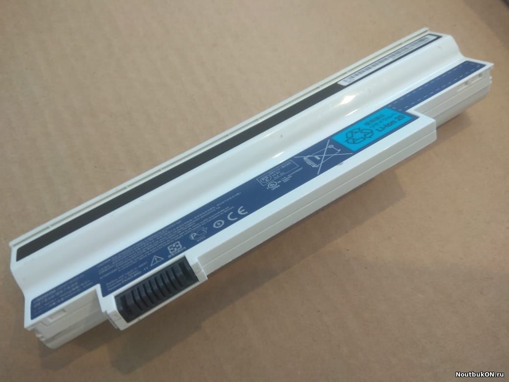 Аккумулятор для ноутбука Acer Aspire One 532H eMachines E350 UM09G31 5200 mAh 10.8V степень изношенности 12, 15% белый ОРИГИНАЛ