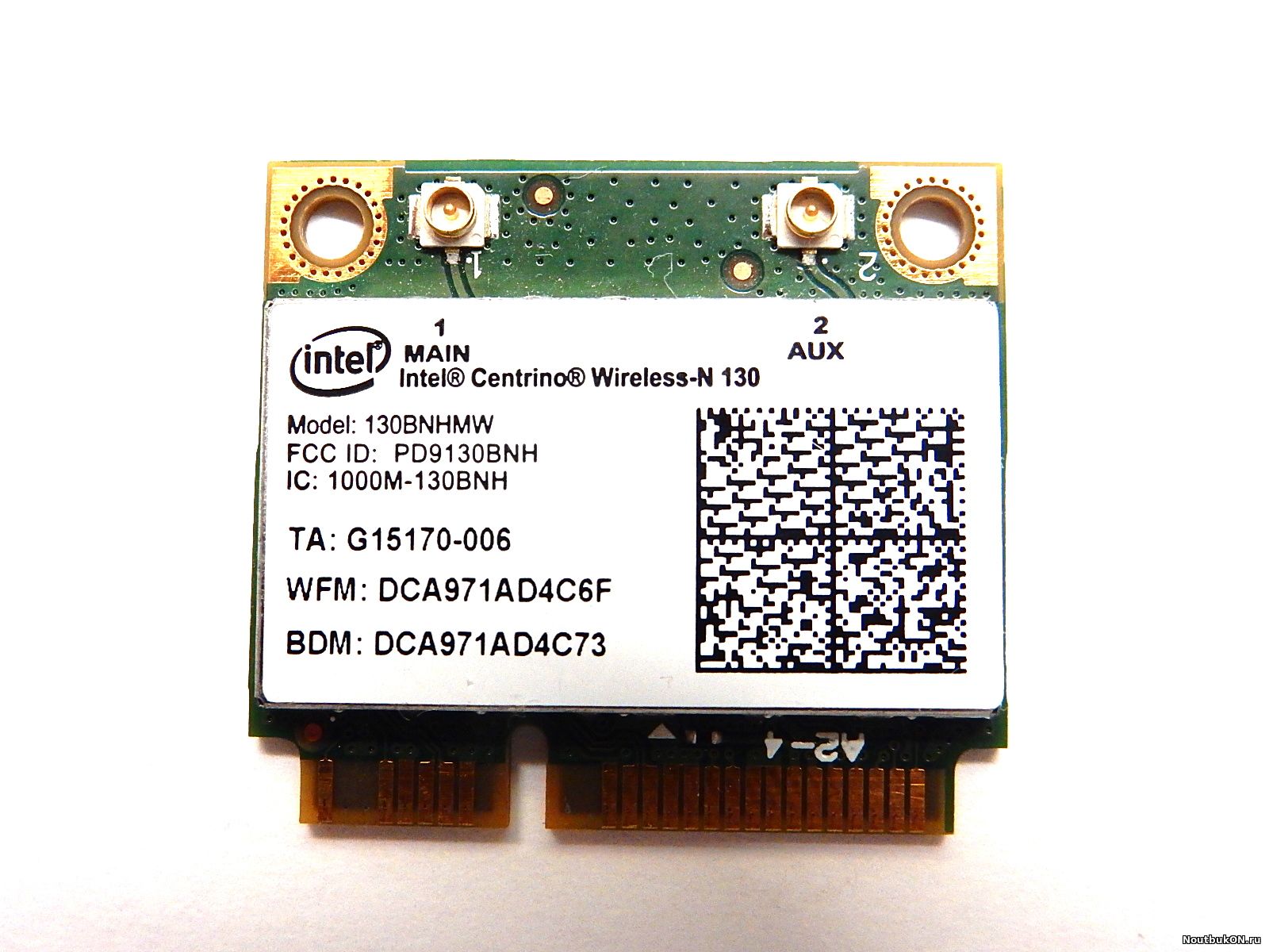 Модуль Wi-Fi Intel 130bnhmw Bluetooth+Wi-Fi адаптер NP300E7A