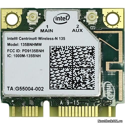 Модуль Wi-Fi Intel 135bnhmw 135BNHMW, Intel® Centrino® Wireless-N 135 Bluetooth+Wi-Fi адаптер