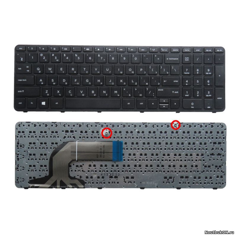 Клавиатура для ноутбука HP Probook 350, 355 (752928-001, 6037b0095501)
