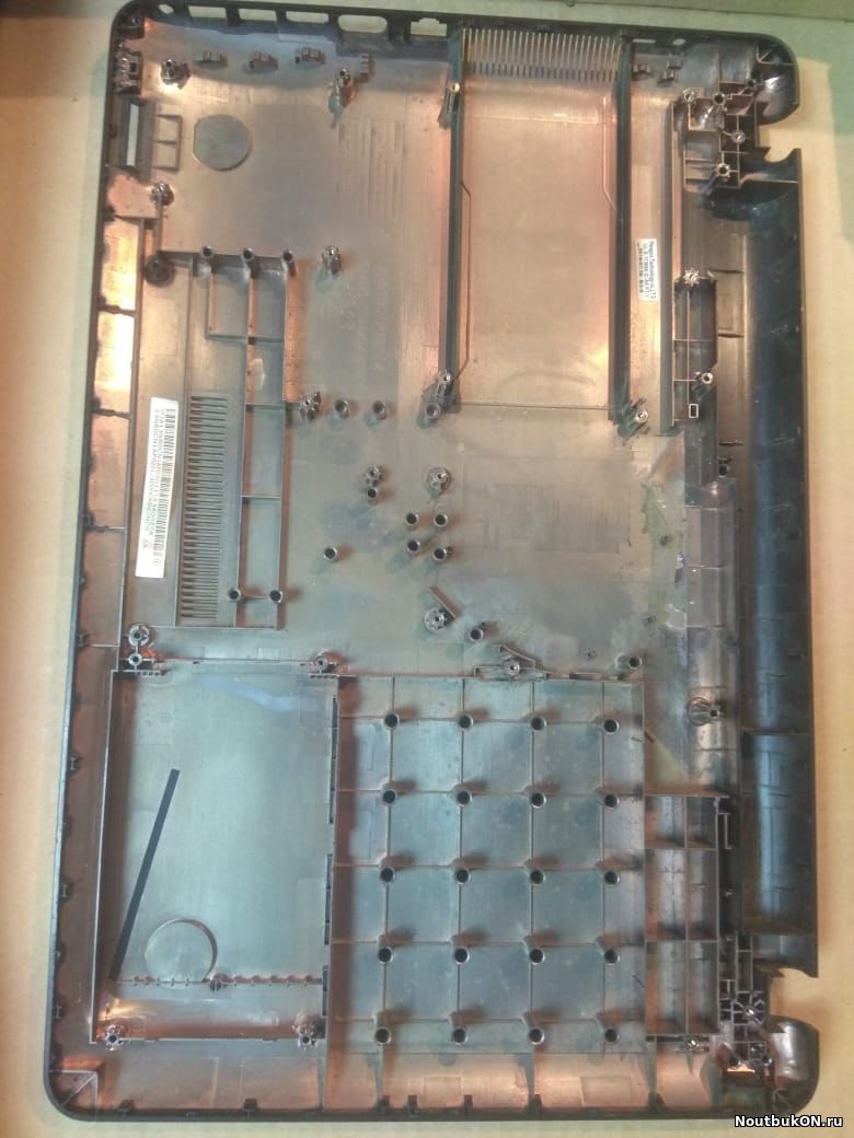 ЧАСТЬ КОРПУСА Поддон КОРЫТО НИЖНЯЯ ЧАСТЬ для ноутбука Asus X540Y R540Y ВСЕ КРЕПЛЕНИЯ ЦЕЛЫЕ 13NB0CN1AP0201 3DXKABCJNC0