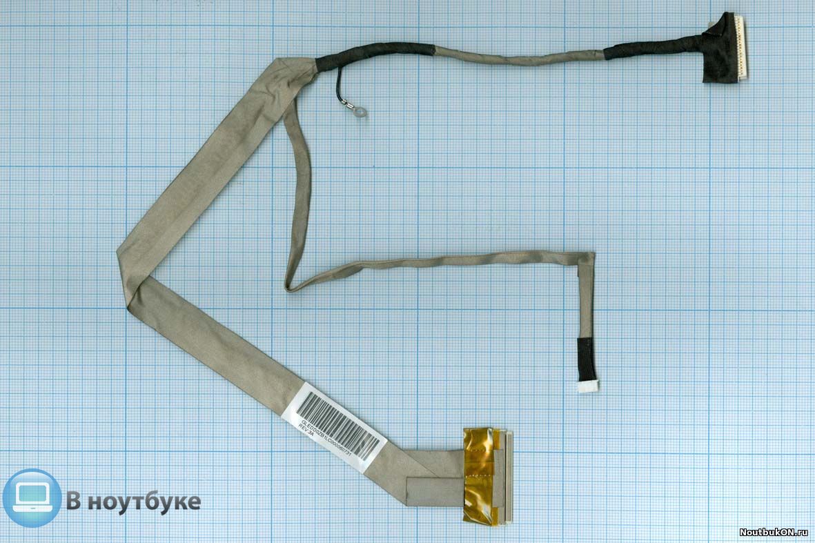 Шлейф для ноутбука Acer Aspire 5600, 5620, 5670, Travelmate 4210, 4220, 4270, 4670, MB: Quanta ZB1, ZB2 p/n: DD0ZB1LC000, DD0ZB1LC107