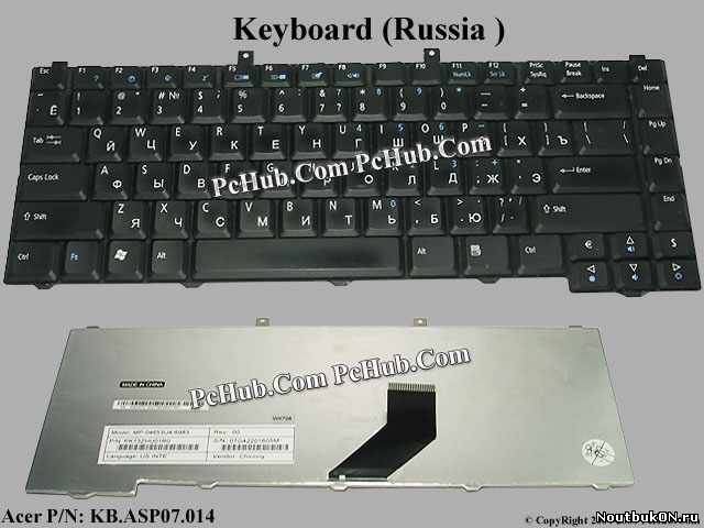 Клавиатура для ноутбука Acer Aspire 3100, 3102, 3650, 3690, 5100, 5101, 5102, 5103, 5110, 5112, 5515, 5610, 5610z, 5612, 5613, 5630, 5633, 5650, 5652, 5680, 5683, 9110, 9120, Extensa 5200, 5510, 1670