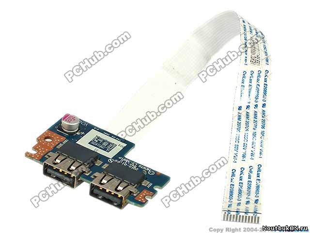 Плата разъемов USB от ноутбука Acer Aspire 5741 5742 5551 5552 5252 LCD LED E642 Packard Bell	PEW96 LS-5951P LS-5891P