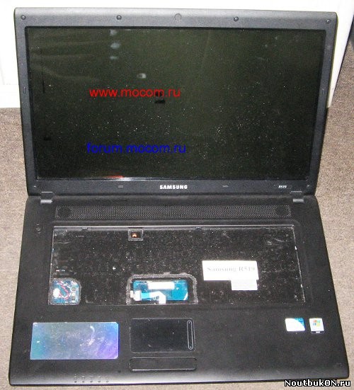 Часть корпуса ТОПКЕЙС для ноутбука Samsung R519