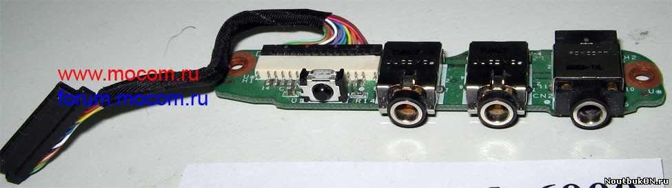 Плата audio разъемов для ноутбука HP Pavilion DV6000 Series, HP Presario F700 DAOAT8AB8F9