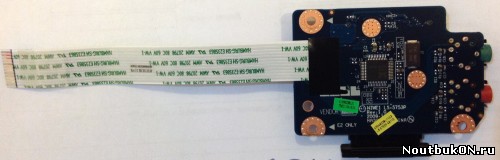 Плата AUDIO разъемов + Cardreader для ноутбука Lenovo G560 G565 NIWE1 LS-5753P G460 G465 Z460 Z465