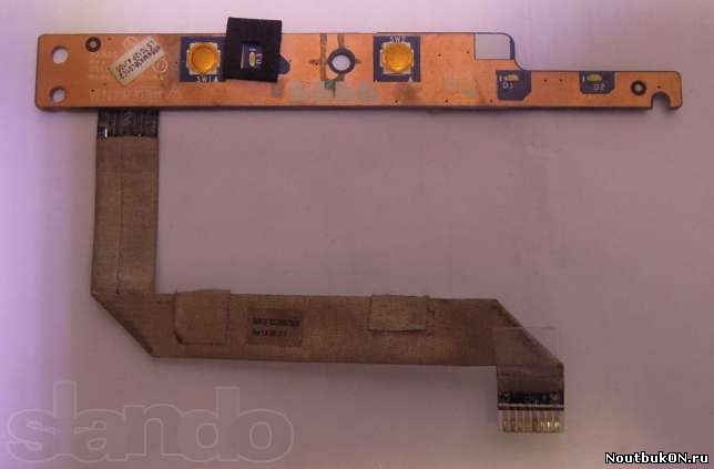 Кнопка питания + шлейф Lenovo G560 G565 Z560 Z565 LS-5754P