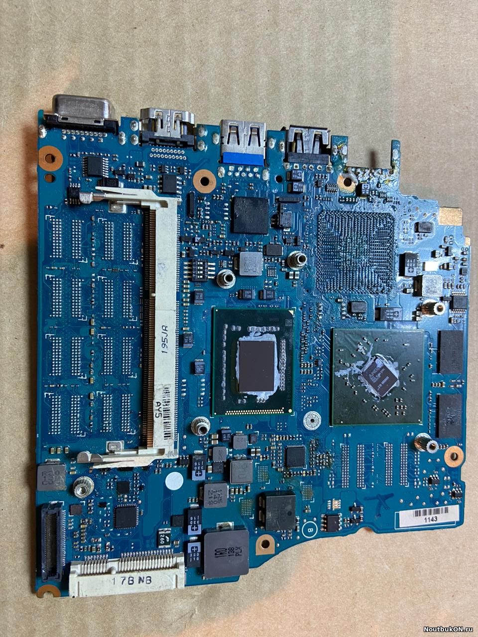 Материнская плата для ноутбука MBX-237 A1846534A REV1.2 1P-0117J01-A012 Ноутбука материнская плата для Sony Vaio VPCSB3 I5-2430M SR072 13 1P-0117J01-A012 нерабочая паянная скорей всего на компоненты