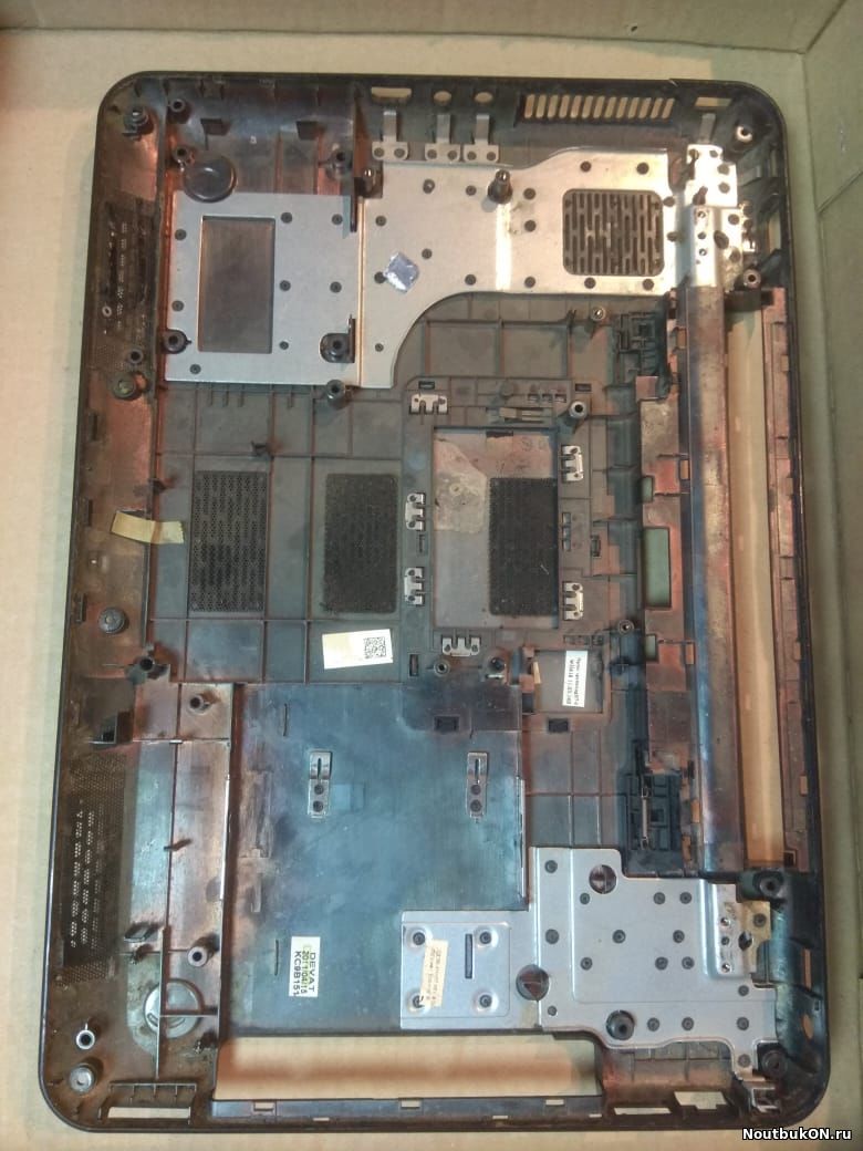 Часть корпуса поддон нижняя часть корыто для ноутбука Dell N5010 M5010 P10F 60.4HH07.025, 0YFDGX, 60.4HH07.051, 0P0DJW